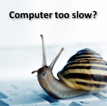 Snail moving across keyboard